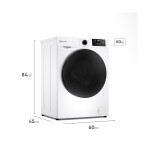 Lavarropas Carga Frontal Electrolux Inverter 7 kg Blanco