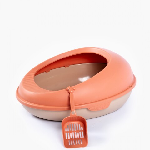 Bandeja sanitaria de gato EGGMedidas 53 * 42.5 * 23CM, 480gVerde/Rosa/Naranja Bandeja Sanitaria De Gato Eggmedidas 53 * 42.5 * 23cm, 480gverde/rosa/naranja