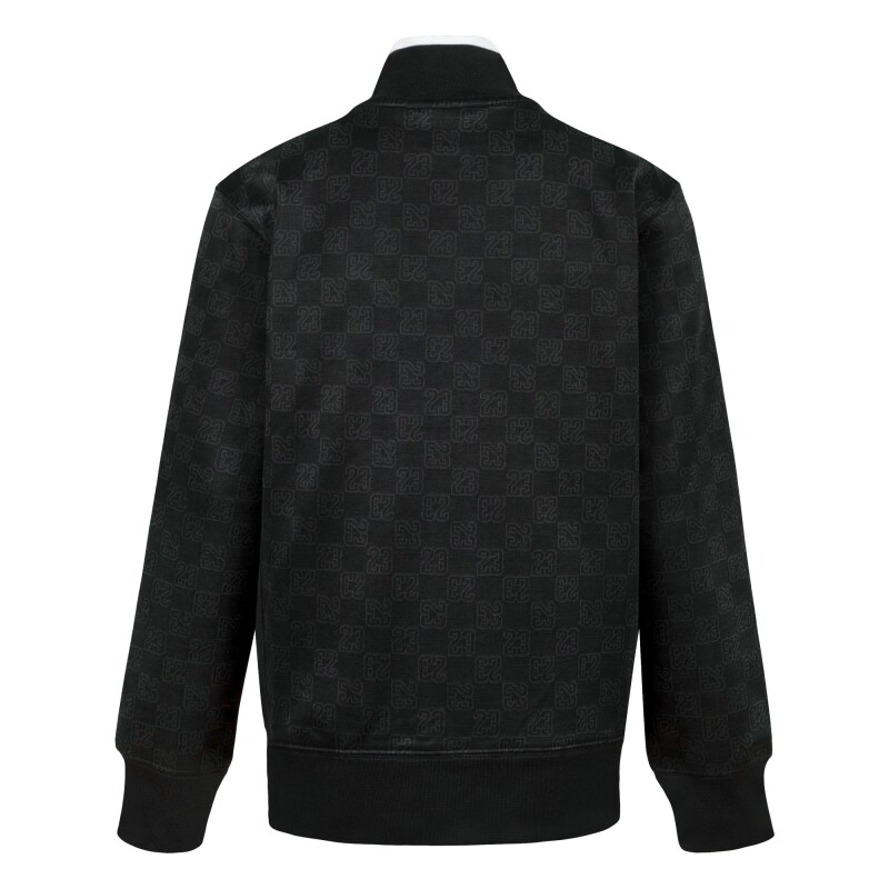 Abrigo Jordan Monogram Track Jack de Niño Negro