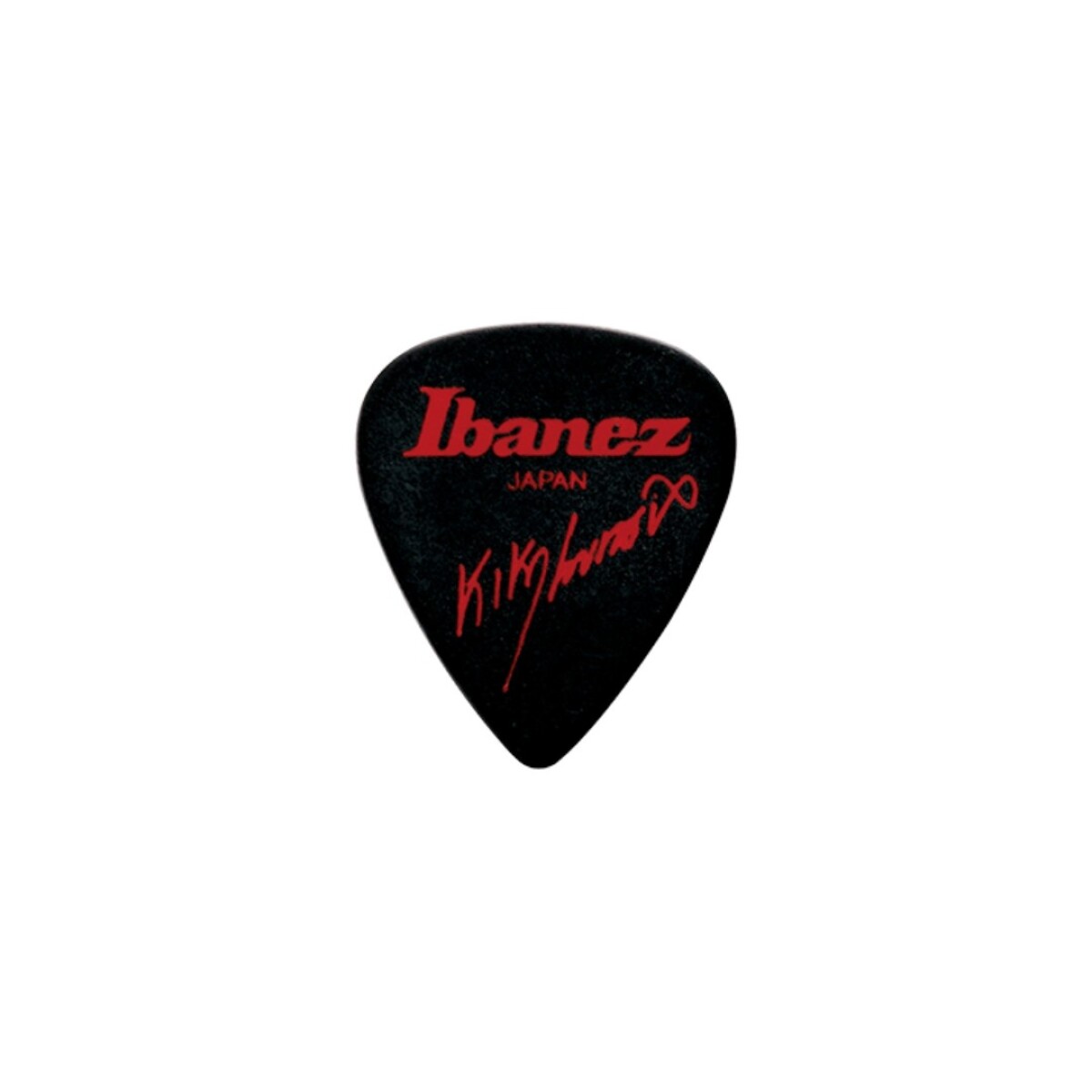 Pua Guitarra Pack Ibanez Kiko Loureiro Signature Pick Black Teardrop 1.2mm 6pcs 