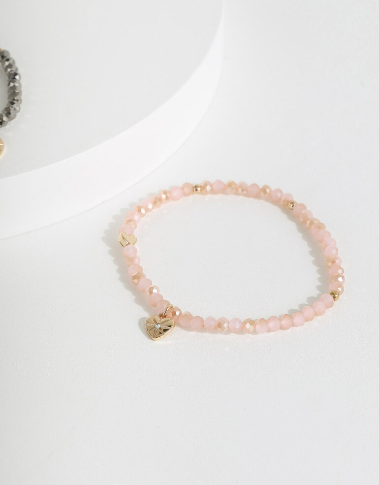 Pulseras Elásticas Sets Canutillos Set De Pulseras Elásticas Color - Combinacion Tricolor