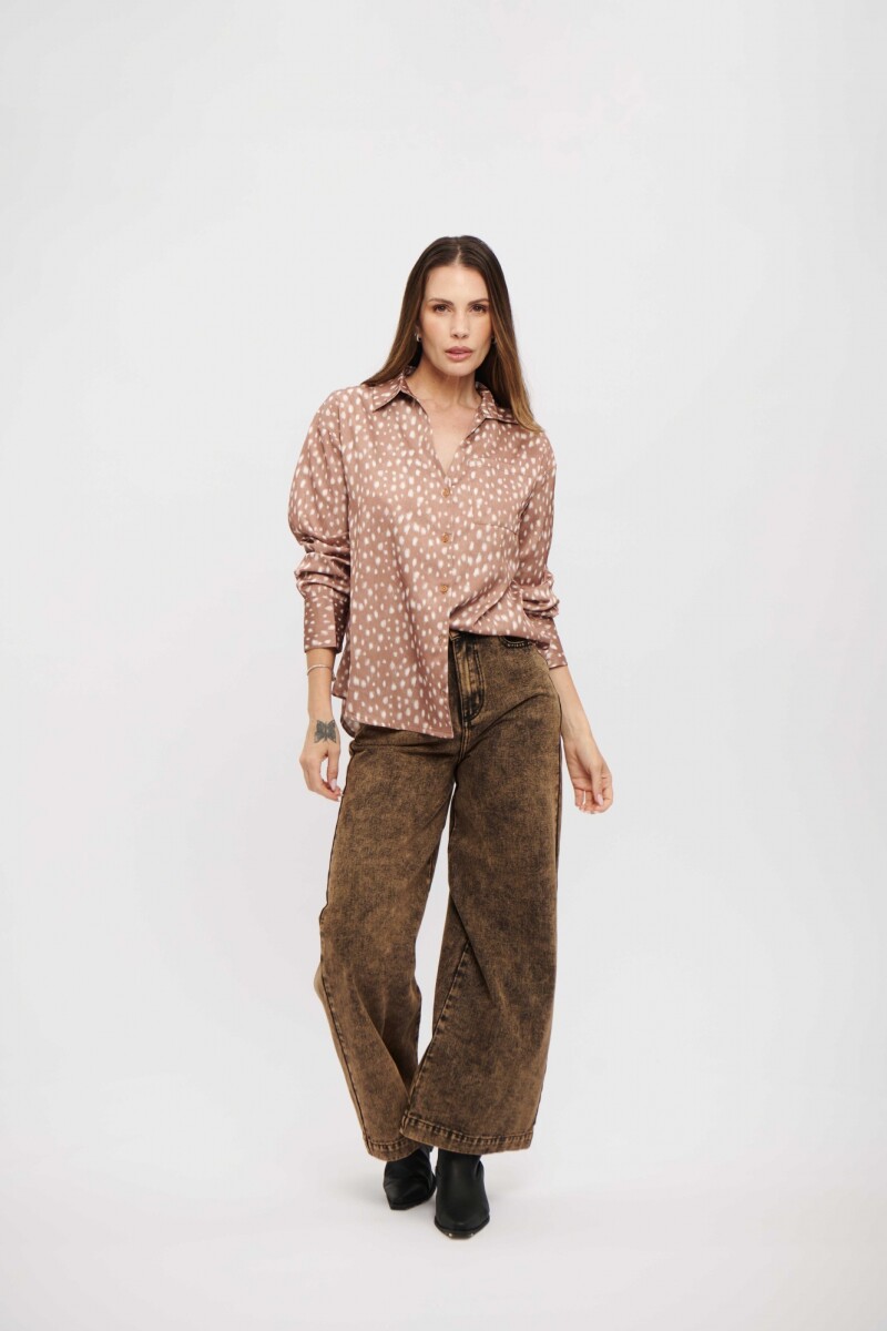 CAMISA AMPARO TOSTADO CRUDO