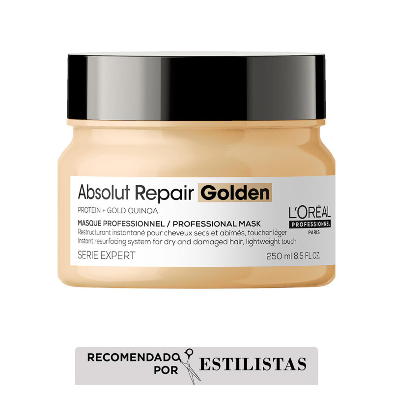 Máscara Capilar L'Oréal Professionnel Absolut Repair Golden 250ml Reparación Intensiva Máscara Capilar L'Oréal Professionnel Absolut Repair Golden 250ml Reparación Intensiva