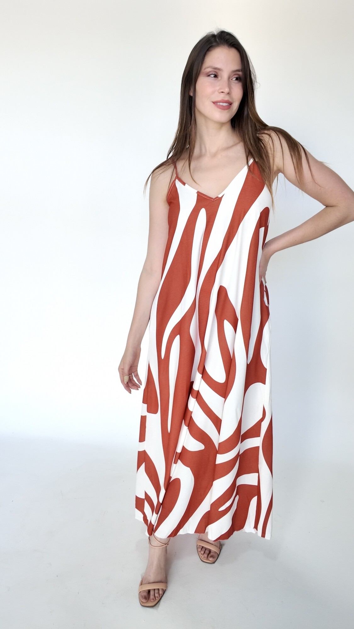 Vestido Vialuna Naranja