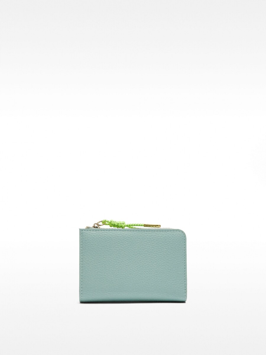 Cartera Con Textura azul