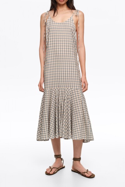 VESTIDO TIRANTES Azul