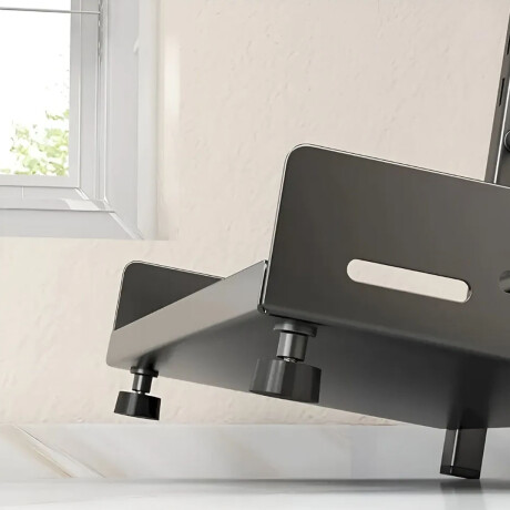 Estante Organizador Multiuso Especias 2 Niveles Cocina Metal Negro