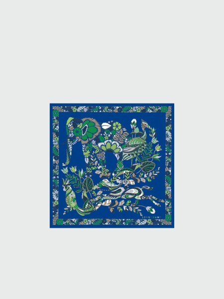 Longchamp -PAÑUELO DE SEDA 50 0