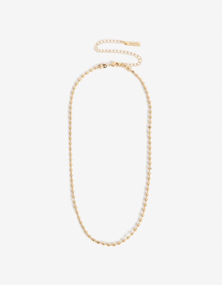 Collares Cortos Metal Collar Corto Metal Delicado - Dorado
