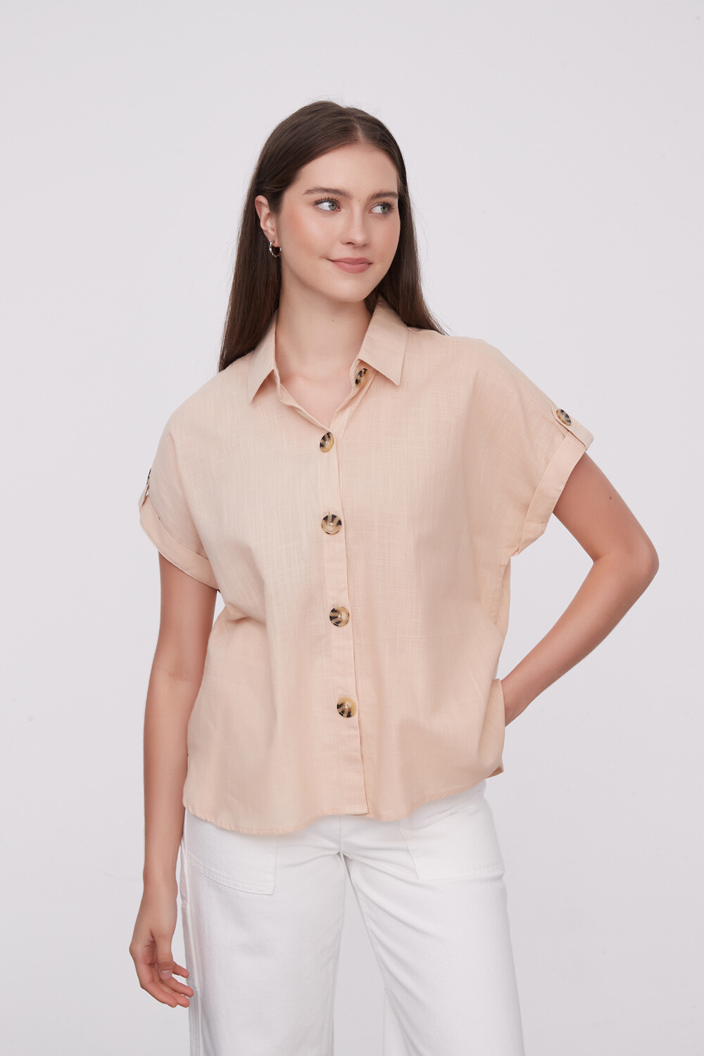 Camisa Taif Beige