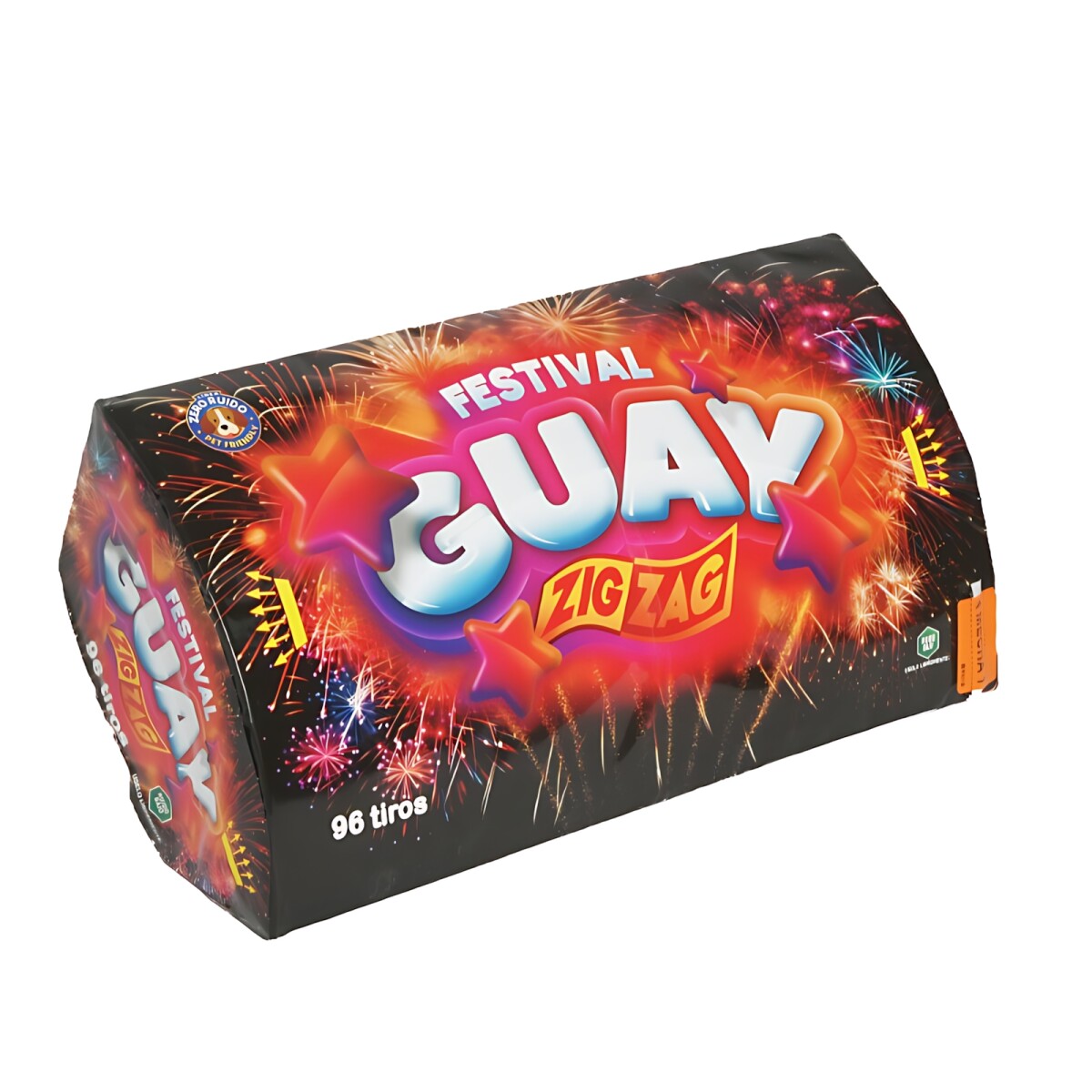 TORTA FESTIVAL GUAY ZIG ZAG 96 TIROS SIN RUIDO 