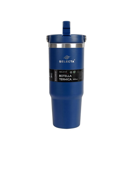 MUG TERMICO C/PICO 900ML ACERO AZUL MARINO MUG TERMICO C/PICO 900ML ACERO AZUL MARINO