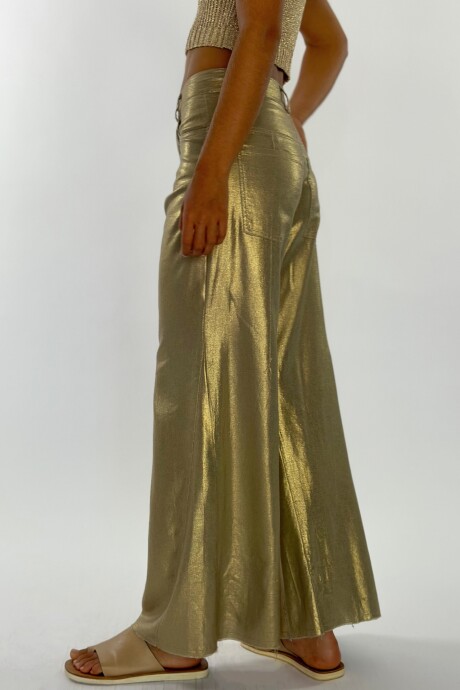 PANTALON JACINTO METALIZADO Dorado