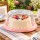 Cubre Torta con Tapa Transparente y Bandeja Plástica 30 cm Rosa