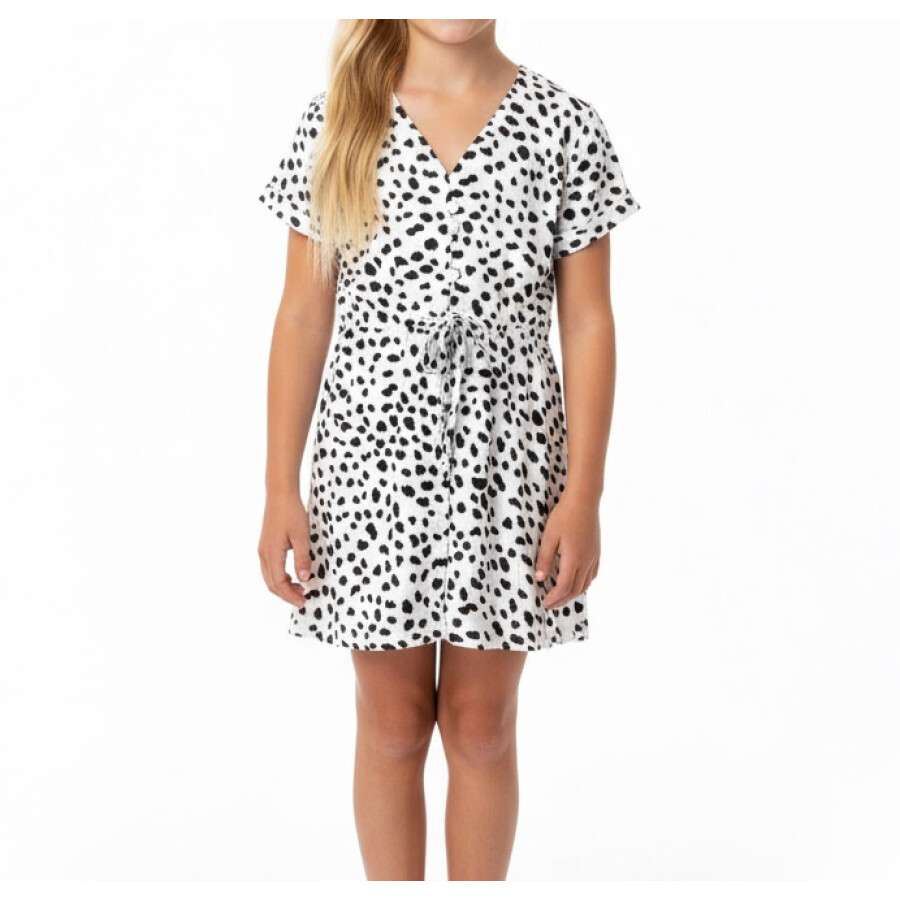 CHERRY TEENS VESTIDO WHITE
