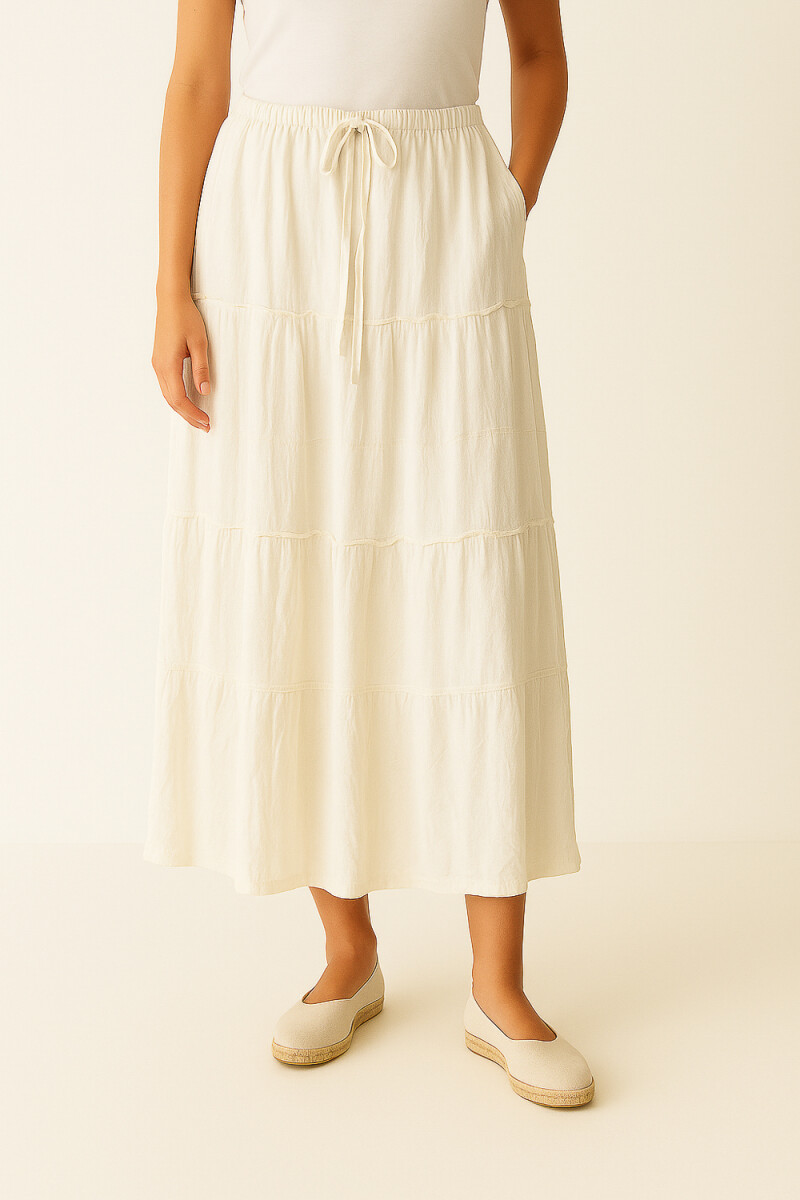 Falda Abalin - Blanco 