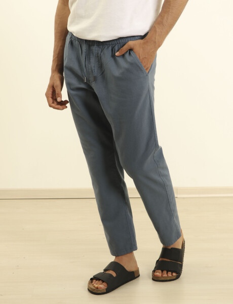 080676 PANTALON HARRY Azul Piedra