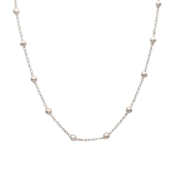 Cadena Bolitas-Plata 925-Sin Piedra-CD3138 sinpiedra