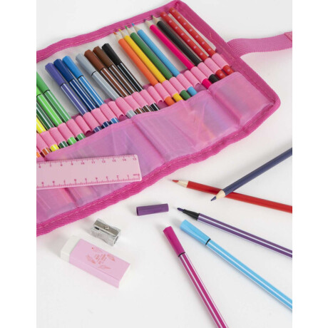 Set De Librería En Estuche Fucsia Medio