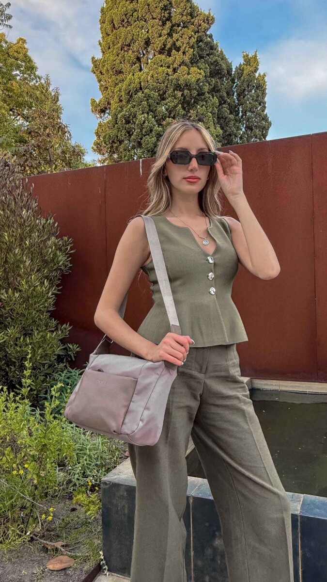 BANDOLERA MORRAL CROCUS - TOPO 