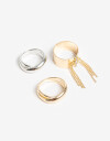 Sets Anillos Metal Sets Anillos Tassel - Dorado