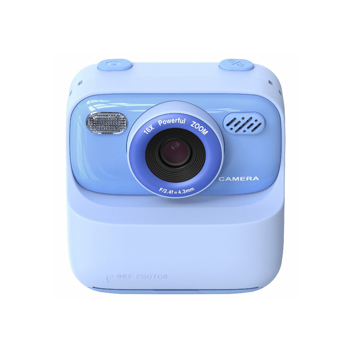 Cámara instantánea para niños color azul 