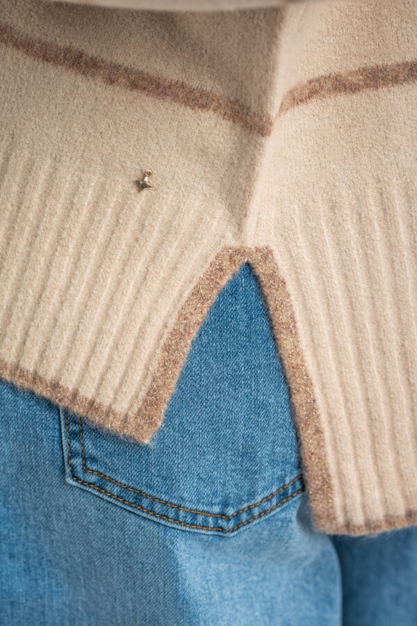 Sweater Rayado Mocha