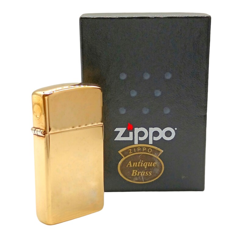 Encendedor ZIPPO 1654B Slim Brass WO/S B- ZP165439 doradouniforme
