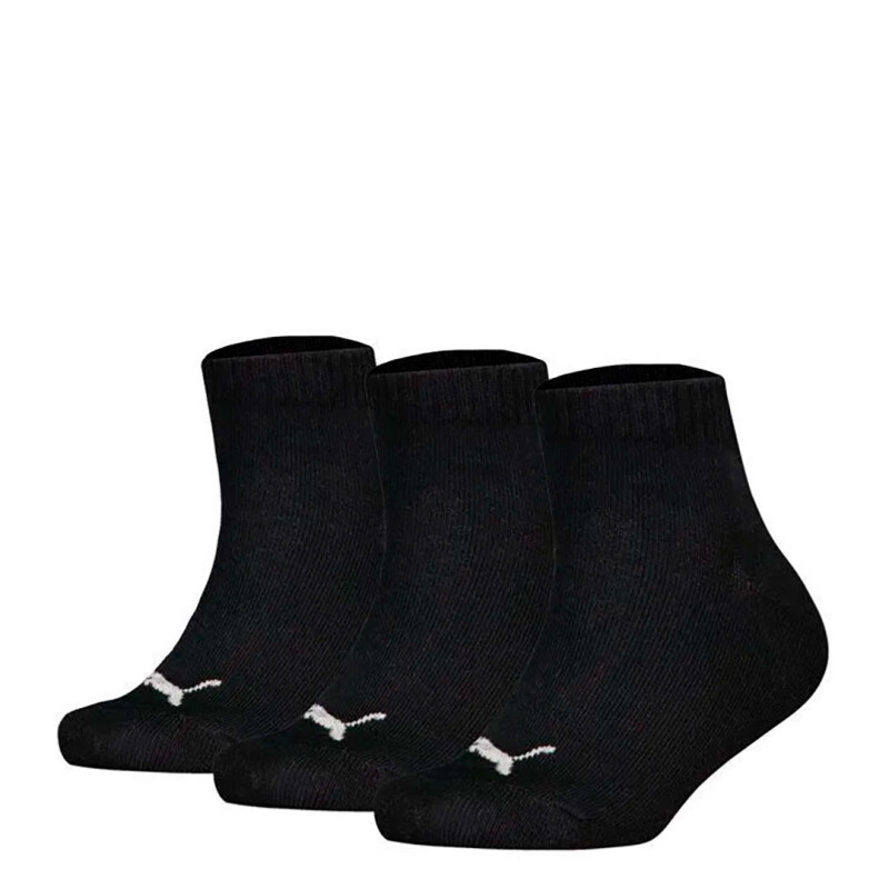 Medias de Mujer Puma Plain Quarter Socks X3 Negro