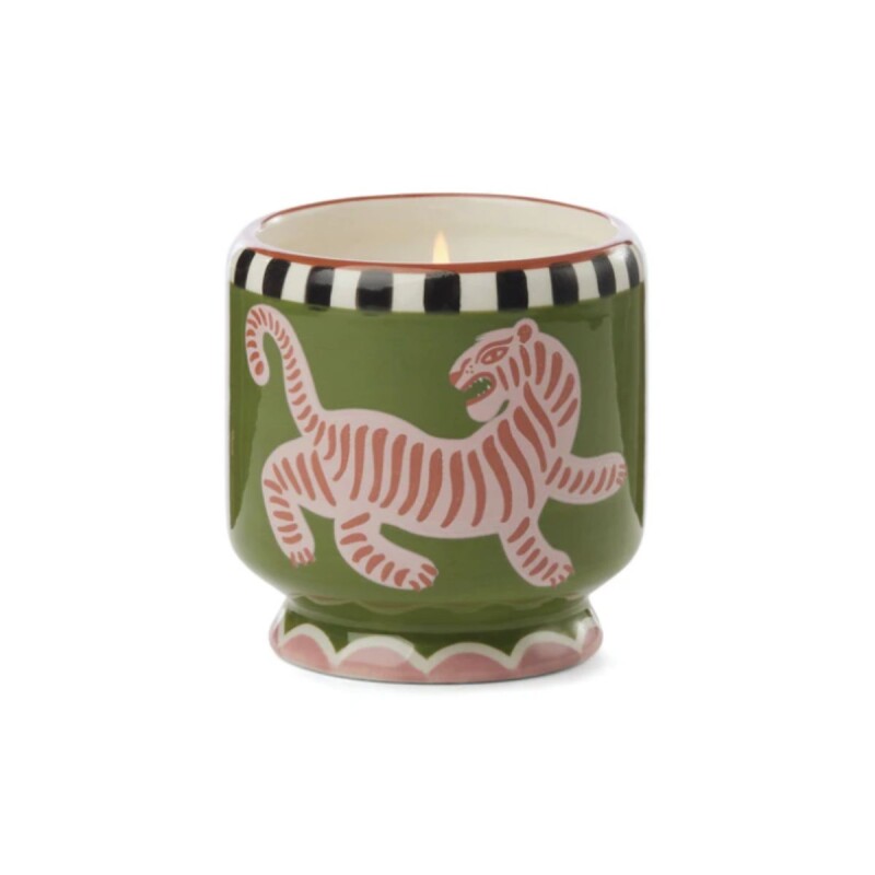 Vela aromática de cerámica 8oz Tiger