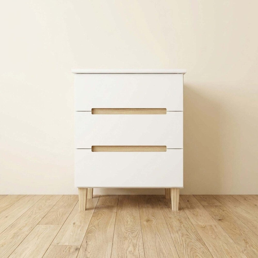 MESA DE LUZ MDF BLANCO LOGAN