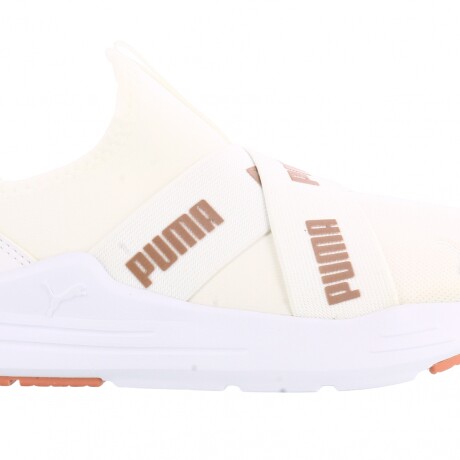 Championes de Mujer Puma Wired Run Slipon Wns Blanco - Dorado