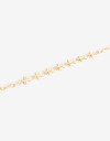Pulseras Flexibles Metal Pulsera Bañado En Oro - Dorado
