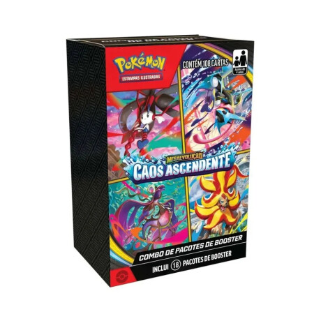 Pokémon Combo de Pacotes de Booster - Caos Ascendente Pokémon Combo de Pacotes de Booster - Caos Ascendente