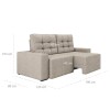 Sillón Cama Reclier Pequim 2 Cuerpos - Extensible Marrón