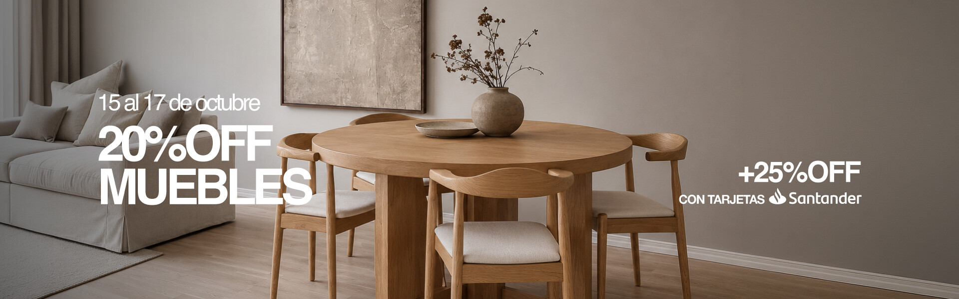 Dia D 20% muebles