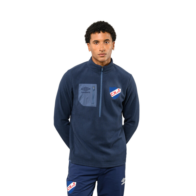 Buzo Medio Cierre Umbro Frontier Hombre NU143115 Azul