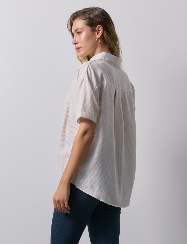 Blusa Cruzada BEIGE/MULTI