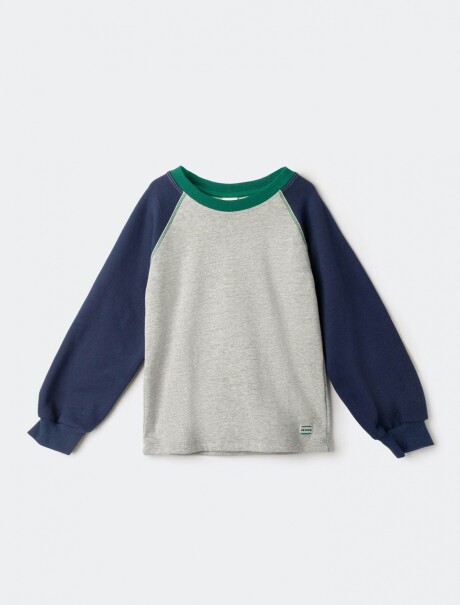 SUDADERA POLAR CON PARCHE MULTICOLOR