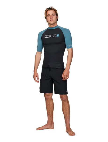 Reactor UV Block Rash Vest · Manga Corta Verde Azulado Profundo Reactor UV Block Rash Vest · Manga Corta Verde Azulado Profundo