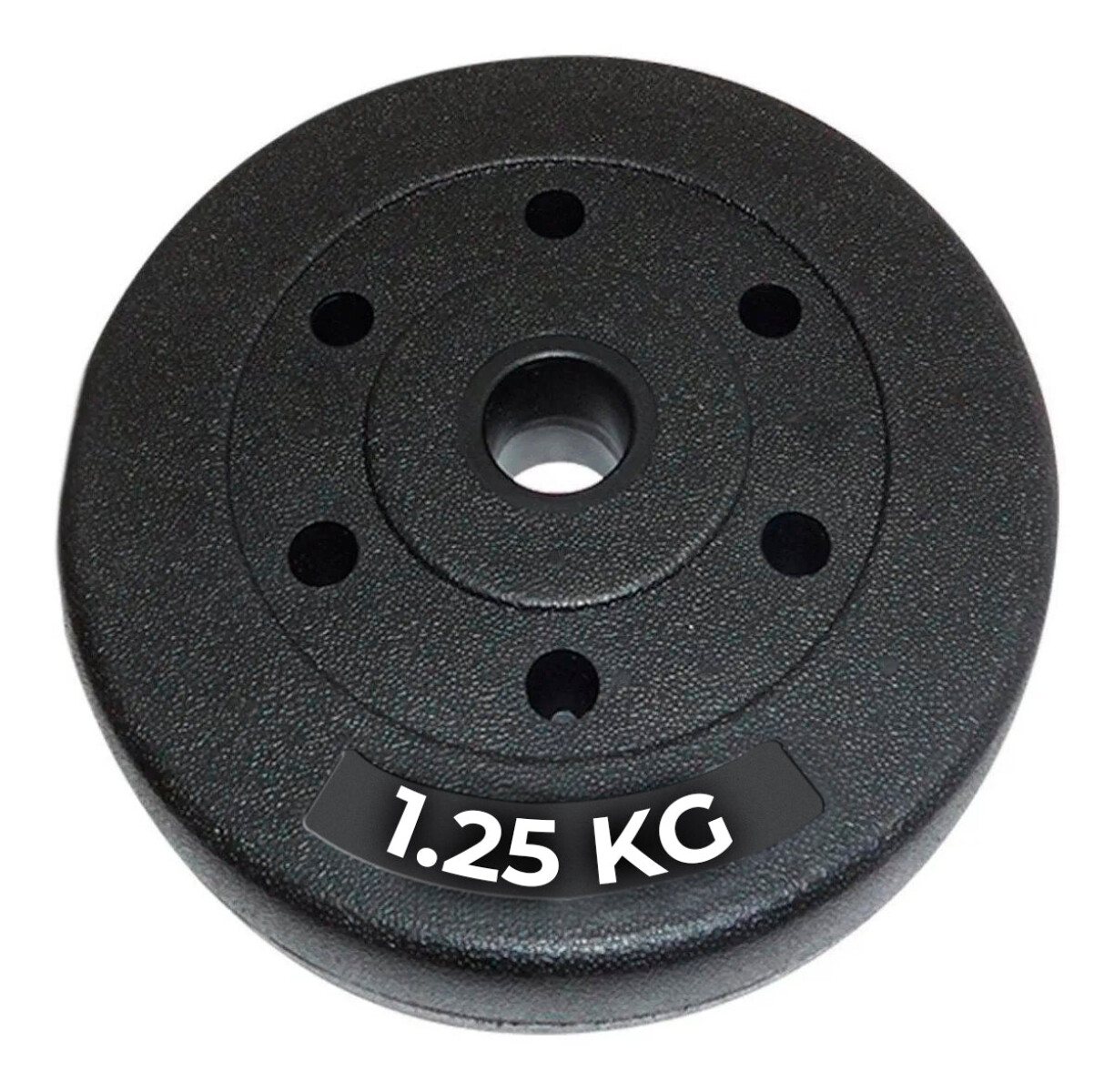 Disco 1.25kg Expert Revestido Pesa P/ Barras y mancuernas Barra No Oxida 