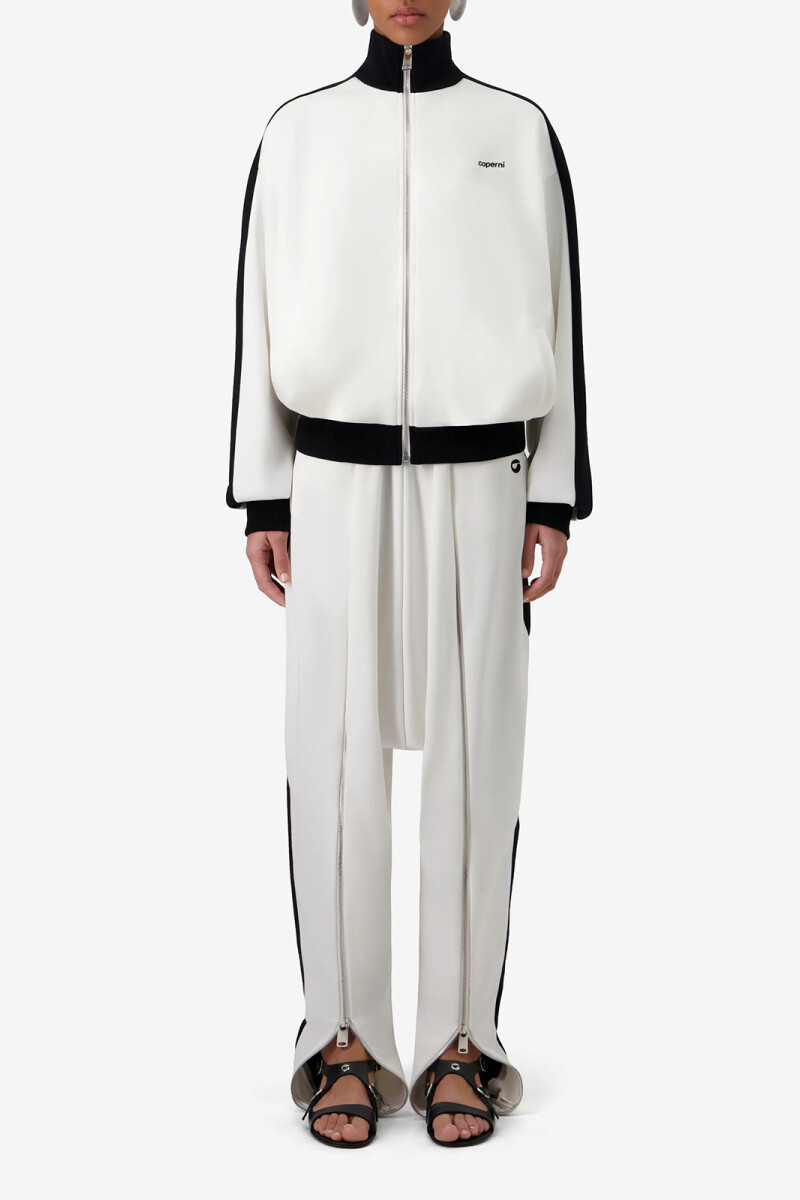 CHAQUETA OVERSIZED TRACK Blanco