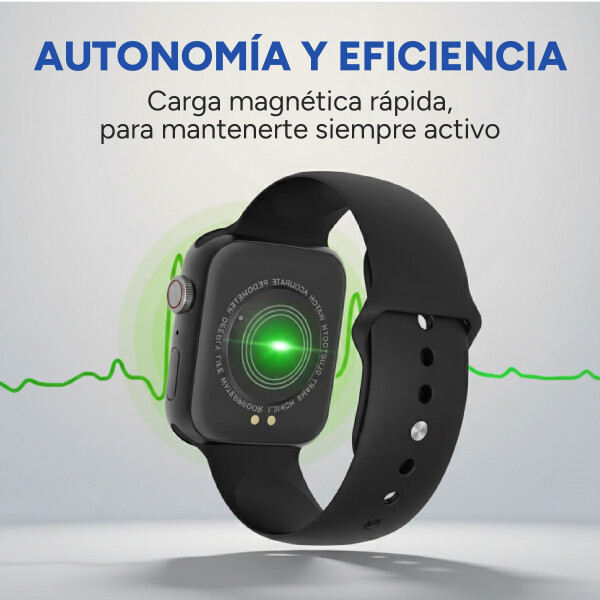 Reloj Inteligente Smartwatch Mallas Bluetooth Smart Miccell Color Negro