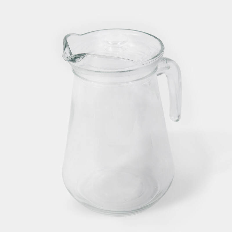 JARRA DE VIDRIO TRANSP C/TAPA 1.1L Unica