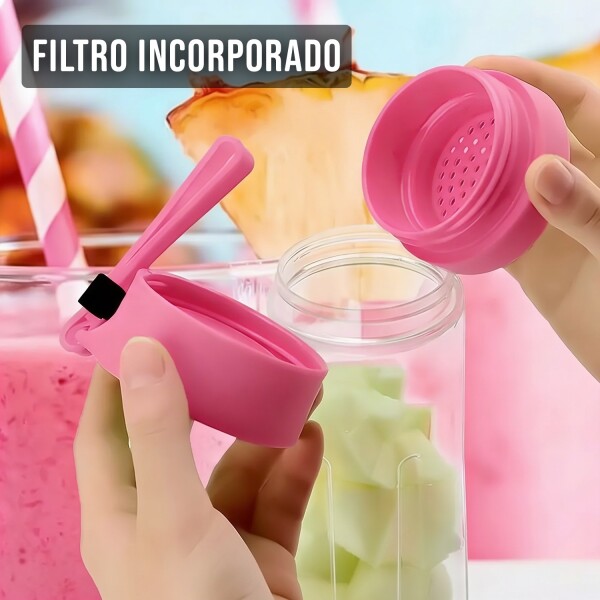 Licuadora Portatil Mini Recargable Usb Batidora Jugos Frutas IMBACK Rosa Licuadora Portatil Mini Recargable Usb Batidora Jugos Frutas IMBACK Rosa