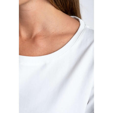 Remera Manga 3/4 Algodon Elastano Nacar