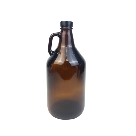 Botellon de vidrio ambar 1.9 Sc