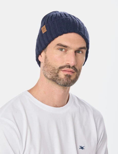 GORRO TEJIDO Azul