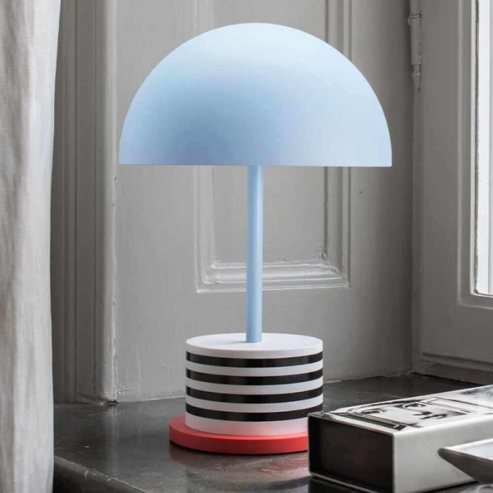 PRINTWORKS LAMPARA PORTABLE RIVIERA A RAYAS PRINTWORKS LAMPARA PORTABLE RIVIERA A RAYAS