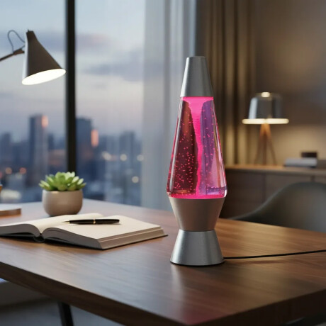 Lámpara Twister Tornado Luz Led Colores Cambiantes Carga USB Negro